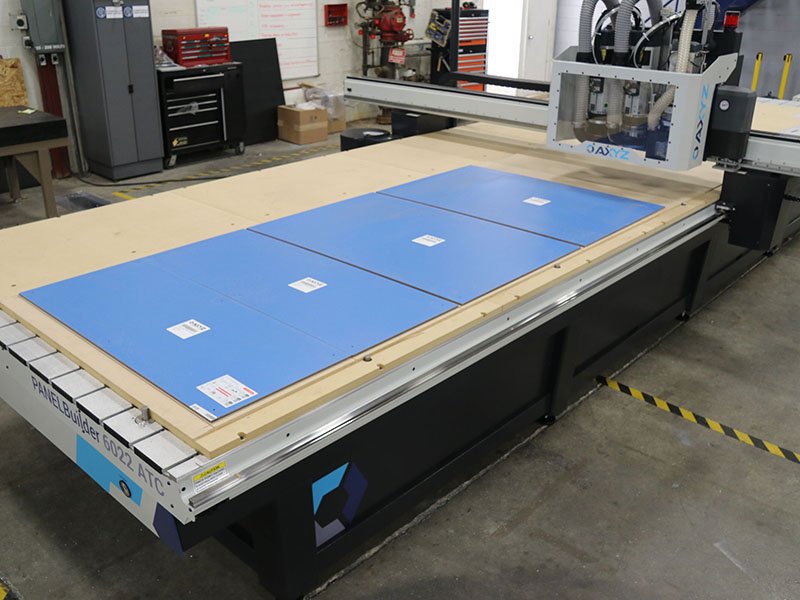 Precision CNC control panel on the production floor